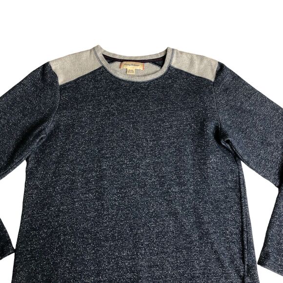 Tommy Bahama Sweatshirt Mens Extra Large Blue Gray Heathered Crew Neck Pullover - Picture 3 of 15